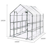 Oakleigh Home 3 Tier Metal Walk-in Greenhouse