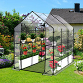 Oakleigh Home 3 Tier Metal Walk-in Greenhouse