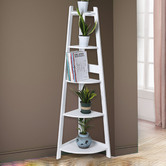 Oakleigh Home Larson 5 Tier Corner Ladder Shelf