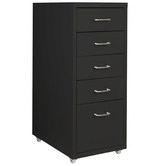 Oakleigh Home Aniela 5 Drawer Metal Filing Cabinet