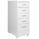 Oakleigh Home Aniela 5 Drawer Metal Filing Cabinet