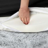Oakleigh Home Grey PaWz Memory Foam Dog Cushion
