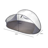 Oakleigh Home Nuallan 4 Person Beach Tent Shelter