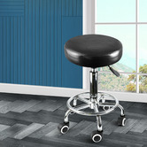Oakleigh Home Devon Faux Leather Adjustable Salon Stool