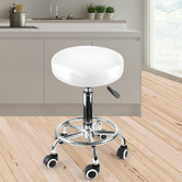 Oakleigh Home Devon Faux Leather Adjustable Salon Stool