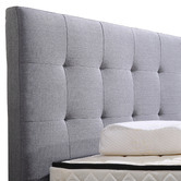 Oakleigh Home Grey Edan Bed Frame with Storage Drawers