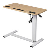 Oakleigh Home Oak &amp; White Bennett Adjustable Desk