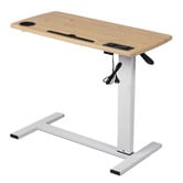 Oakleigh Home Oak &amp; White Bennett Adjustable Desk