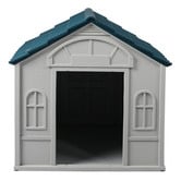 Oakleigh Home White &amp; Blue Buddy Dog House