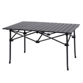 Oakleigh Home 94cm Foldable Roll-Up Aluminium Table