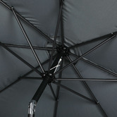Oakleigh Home Grey Solar Aluminium Outdoor Umbrella