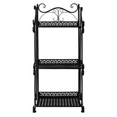 Oakleigh Home Bennett 3 Tier Steel Plant Stand