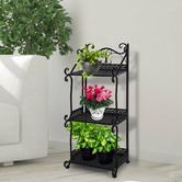 Oakleigh Home Bennett 3 Tier Steel Plant Stand