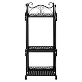 Oakleigh Home Bennett 3 Tier Steel Plant Stand