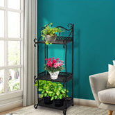 Oakleigh Home Bennett 3 Tier Steel Plant Stand