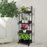 Oakleigh Home Bennett 4 Tier Steel Plant Stand