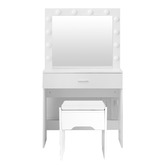 Oakleigh Home 2 Piece Bennett LED Dressing Table &amp; Stool Set