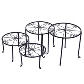 Oakleigh Home 4 Piece Round Plant Stand Set