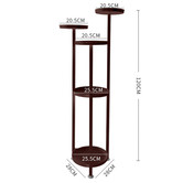 Oakleigh Home Tall Bennett Steel Plant Stand