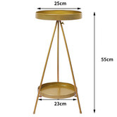 Oakleigh Home Bennett 2 Tier Steel Plant Stand