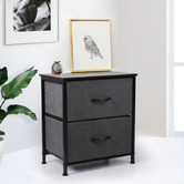 Oakleigh Home Bennett 2 Drawer Bedside Table