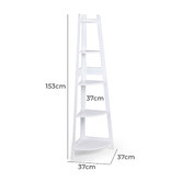 Oakleigh Home Larson 5 Tier Corner Ladder Shelf