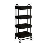 Oakleigh Home Zania 4 Tier Storage Trolley