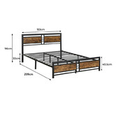Oakleigh Home Ford Metal Bed Frame