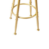 Oakleigh Home Miel Velvet Adjustable Barstool