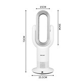 Oakleigh Home Bladeless Fan with Remote Control