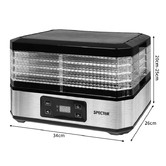 Oakleigh Home 4 Tray Digital Food Dehydrator