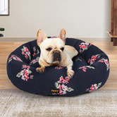Oakleigh Home Navy Allaine Floral Pet Bed