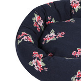 Oakleigh Home Navy Allaine Floral Pet Bed