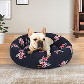 Oakleigh Home Navy Allaine Floral Pet Bed