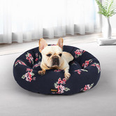 Oakleigh Home Navy Allaine Floral Pet Bed