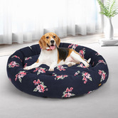 Oakleigh Home Navy Allaine Floral Pet Bed
