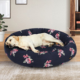 Oakleigh Home Navy Allaine Floral Pet Bed