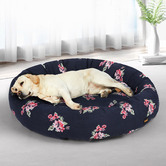 Oakleigh Home Navy Allaine Floral Pet Bed