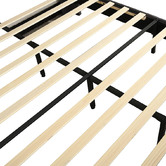 Oakleigh Home Grey Risha Velvet Bed Frame
