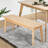 Oakleigh Home Loisa Rubberwood Dining Bench