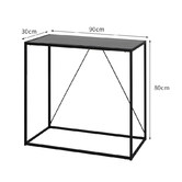 Oakleigh Home Aliah Steel Console Table