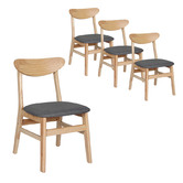 Oakleigh Home Gwyneth Rubberwood Dining Chairs