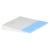 Oakleigh Home White Cool Gel Memory Foam Wedge Pillow with Cover