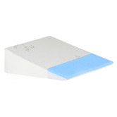 Oakleigh Home White Cool Gel Memory Foam Wedge Pillow with Cover