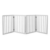 Oakleigh Home 4 Panel Wooden Foldable Pet Gate