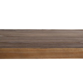 Oakleigh Home Stamp Pine Wood &amp; Metal Dining Benches