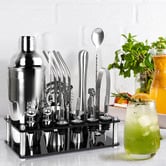 Oakleigh Home 20 Piece Todd Stainless Steel Cocktail Shaker Set
