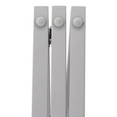 Oakleigh Home White 3 Panel Wooden Foldable Pet Gate