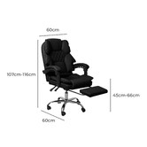 Oakleigh Home Geraint Upholstered Gaming Office Chair with Footrest