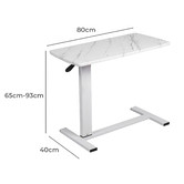 Oakleigh Home White Lynden Adjustable Desk Table